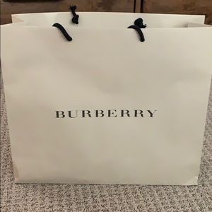 Burberry shopping bag